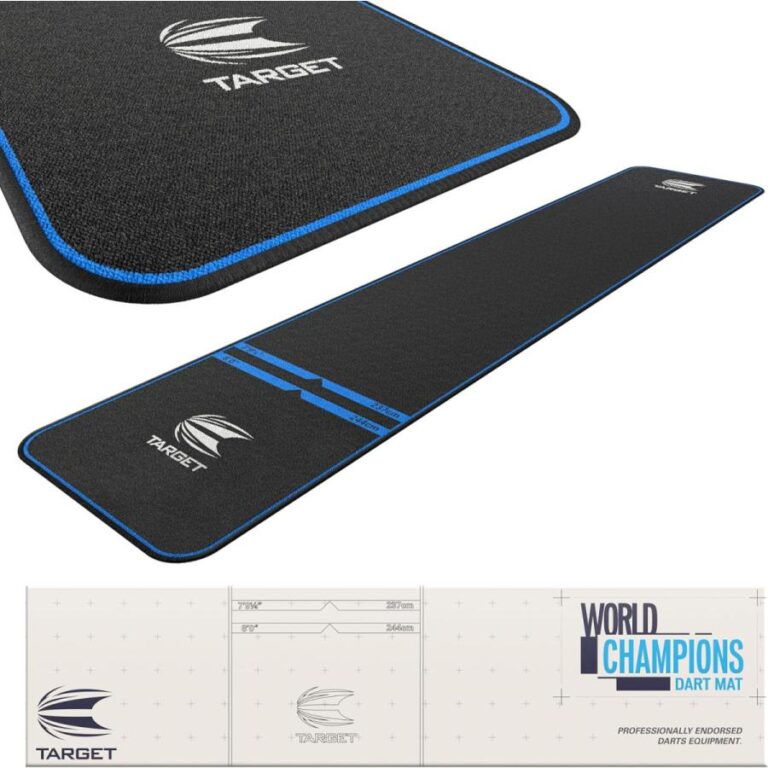 WORLD CHAMPION DART MAT BLUE TRIM