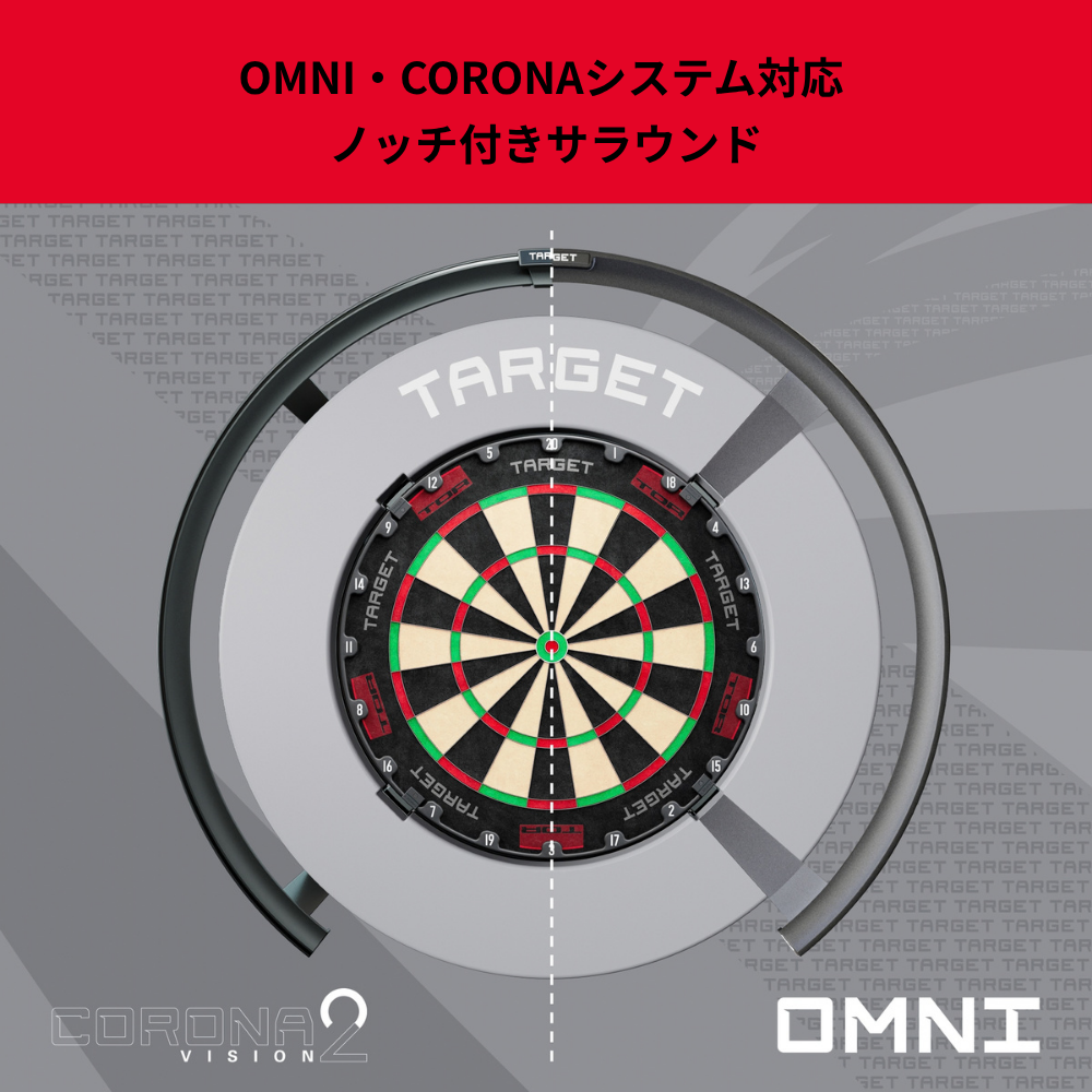TARGET LOGO NOTCHED GREY SURROUND 画像3