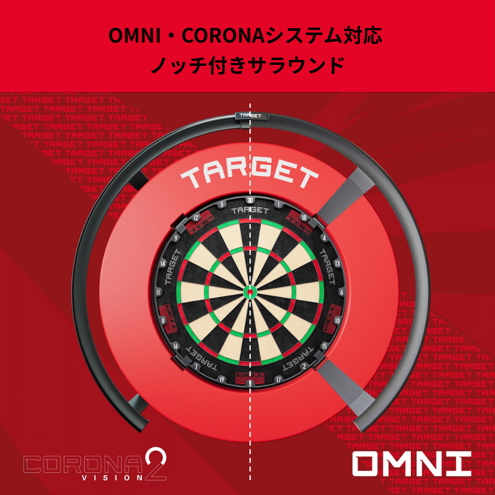 TARGET LOGO NOTCHED RED SURROUND 画像3