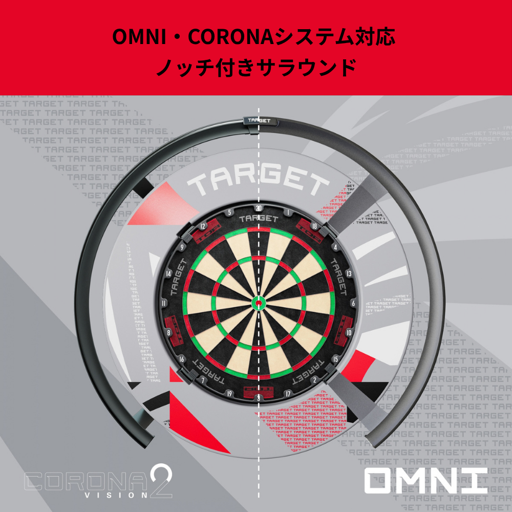 PATTERN NOTCHED GREY SURROUNDの製品詳細｜TARGET DARTS JAPAN
