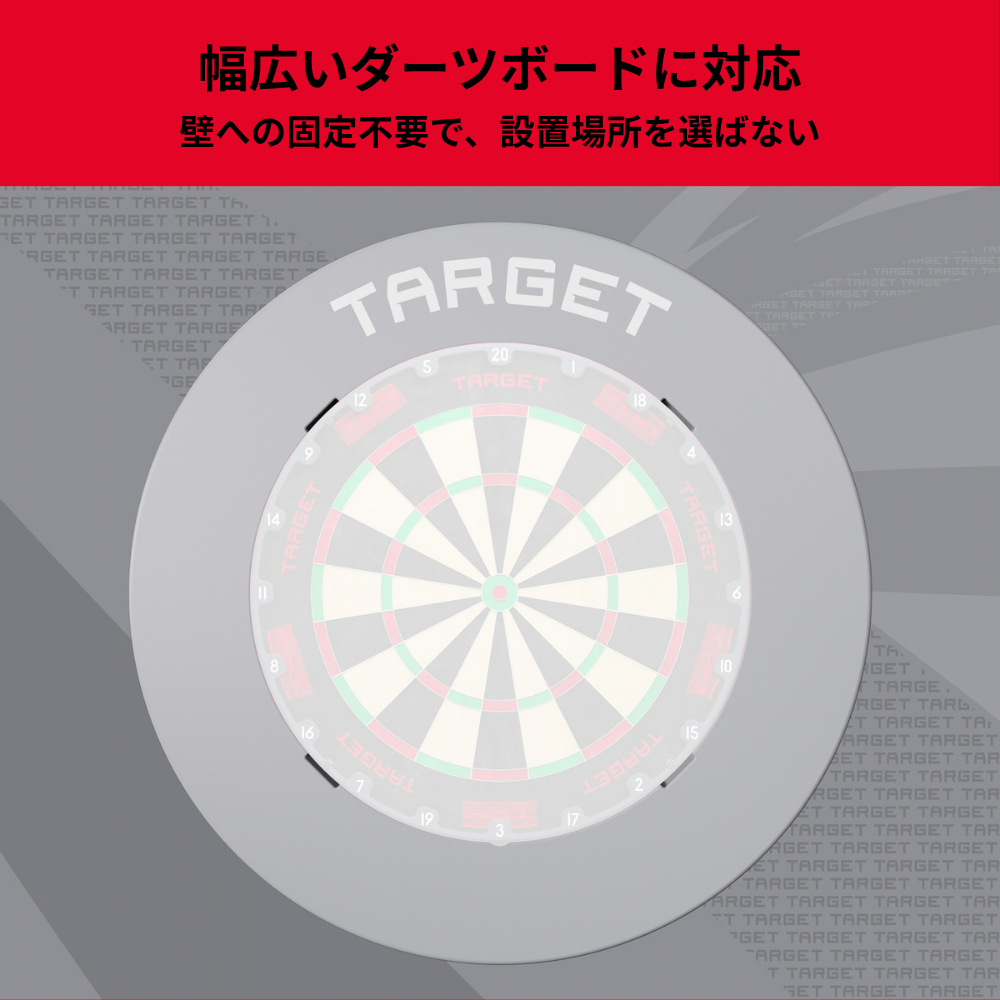 TARGET LOGO NOTCHED GREY SURROUND 画像5