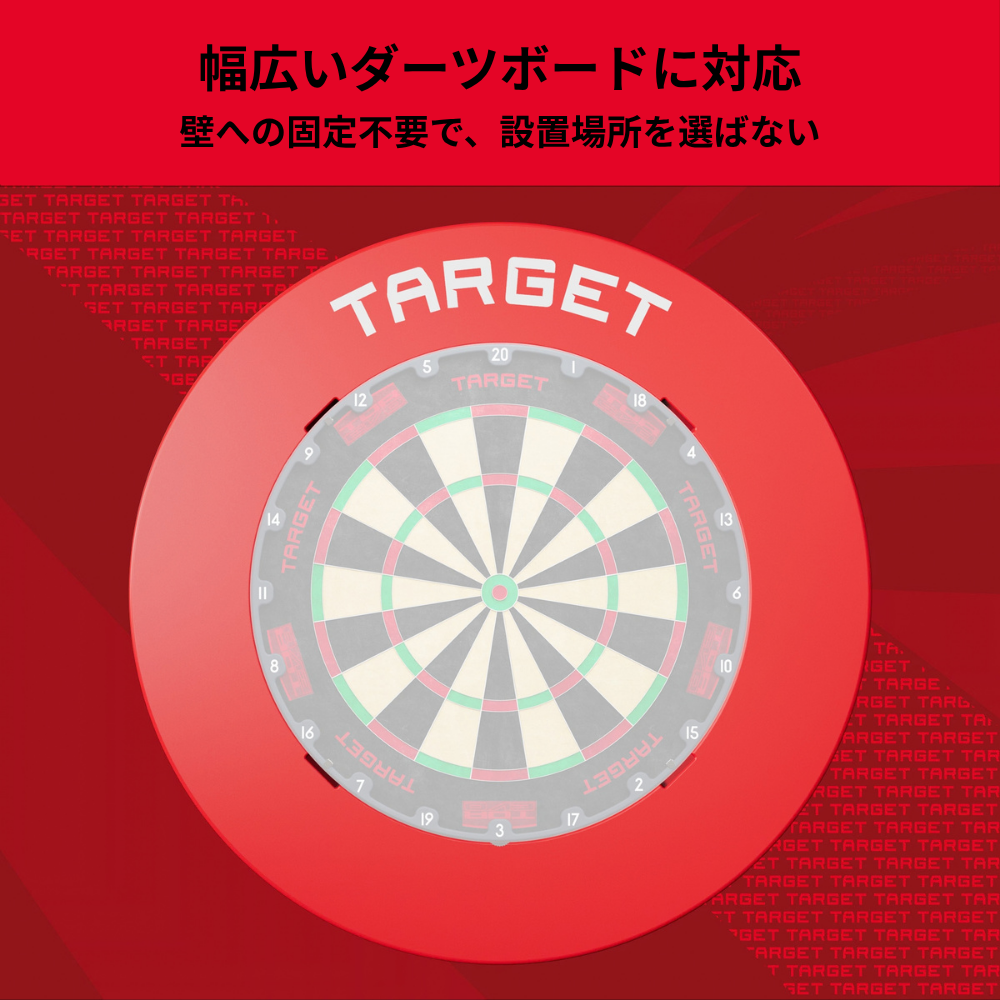 TARGET LOGO NOTCHED RED SURROUND 画像5