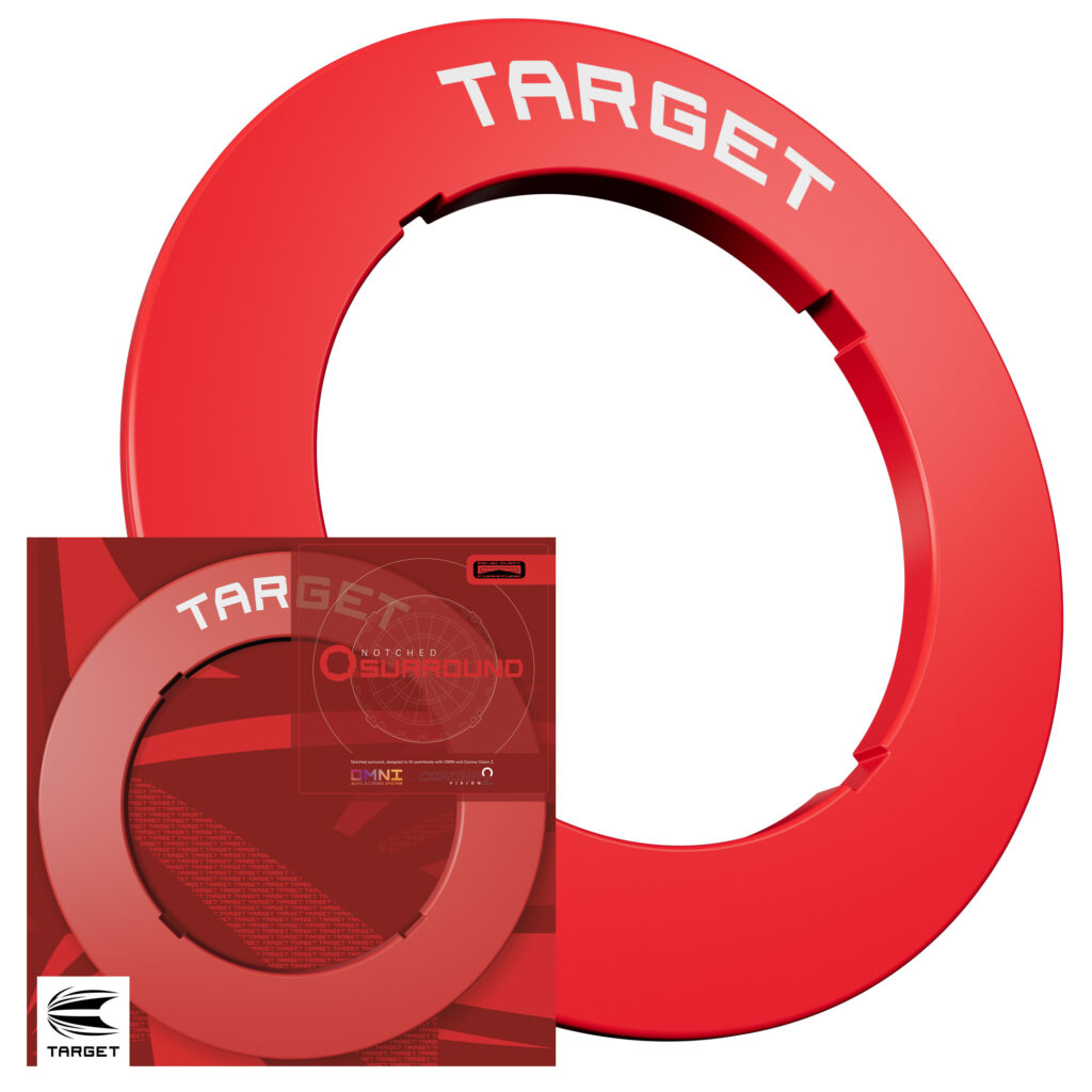 TARGET LOGO NOTCHED RED SURROUND