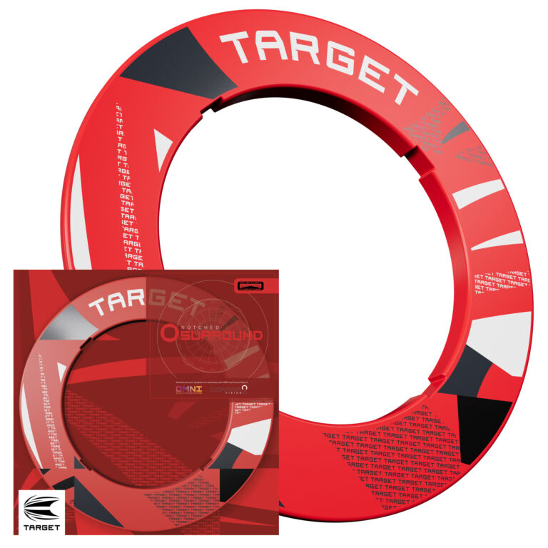 PATTERN NOTCHED RED SURROUND